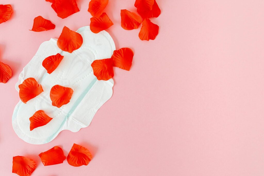 A Menstrual Pads with Petals